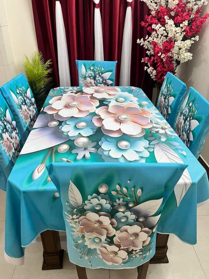 China Premium 3d Print Table cloth 4635